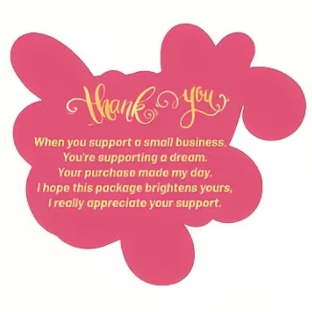 50 Thank You Cards & 500 Thank You Stickers - Picture 5 of 7